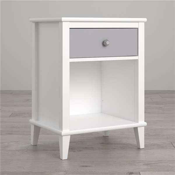 Little Seeds Monarch Hill Poppy Nightstand - 26.81-in Wood - Gray