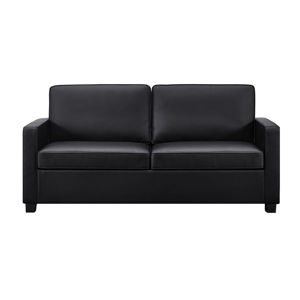 Signature Sleep Dorel Casey, Modern Leather Sleeper Sofa