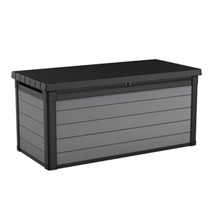 Keter Premier Deck Box - 150-gal. - Resin - Grey