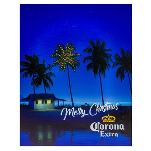 Northlight Musical Lighted Corona Christmas Wall Art - Motion Activated -18.75-in