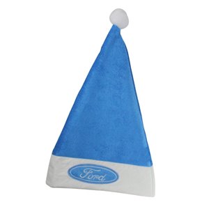 Northlight Santa Unisex Ford Adult Christmas Hat Costume Accessory - Blue and White