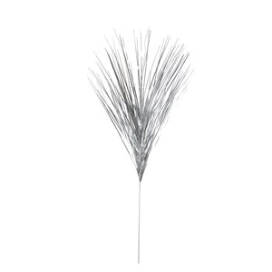 Northlight Silver Tinsel Artificial Grass Christmas Spray - 43-in