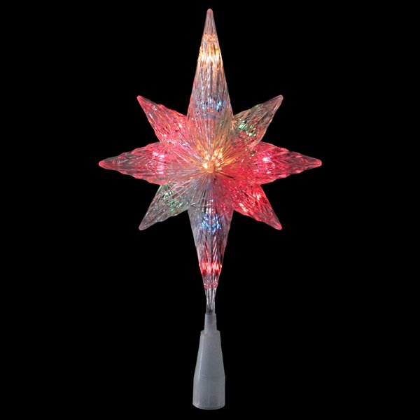 Northlight Lighted Clear Crystal Star of Bethlehem Christmas Tree ...