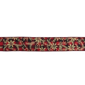 Northlight Buffalo Plaid Christmas Wired Craft Ribbon - 2.5-in x 16 Yards - Red and Black