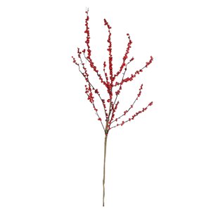 Northlight Red Berries Artificial Christmas Branch Spray Decor - 40-in