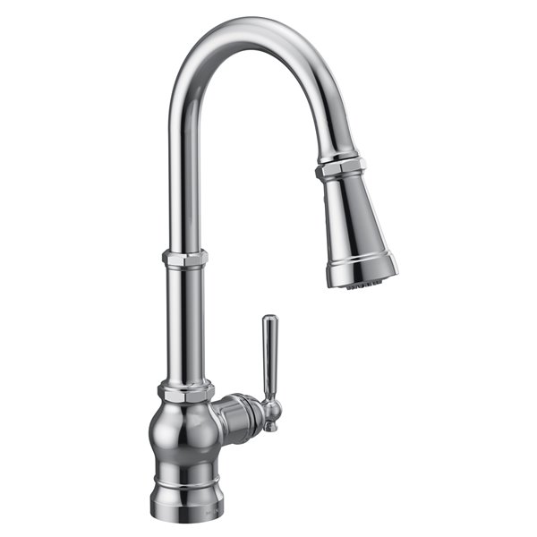 MOEN Paterson Pulldown Single Mount Bar Faucet - Chrome