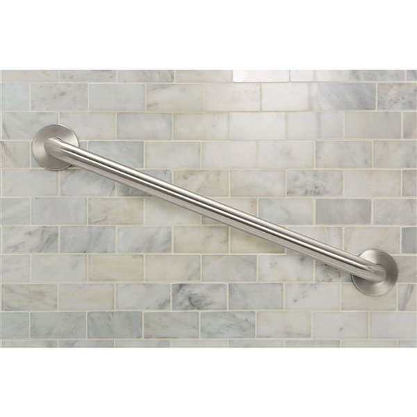 MOEN Concealed Screw Bathroom Grab Bar - 24-in - Stainless