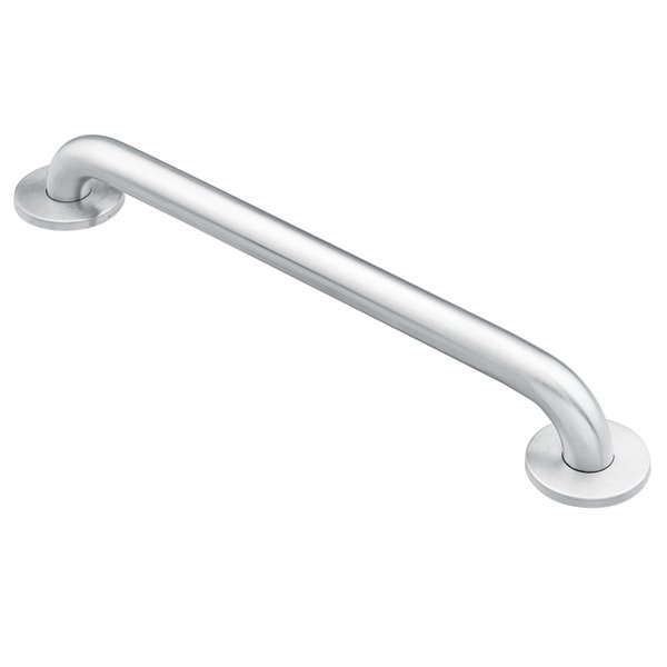 MOEN Concealed Screw Bathroom Grab Bar - 24-in - Stainless