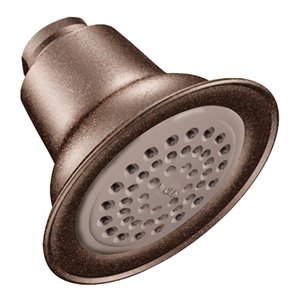Pomme de douche à 1 fonction, 3 1/2 po de diam., Éco-Performance, Bronze huilé