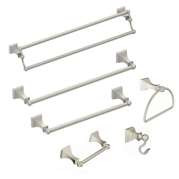 MOEN Retreat Single Robe Hook - Brushed Nickel