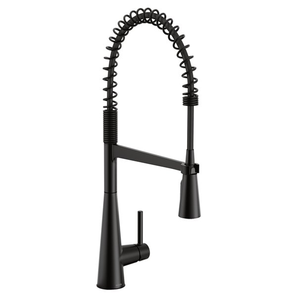 MOEN Sleek Pulldown Kitchen Faucet Matte Black 5925BL RONA   330749612 MainImage 001 L 