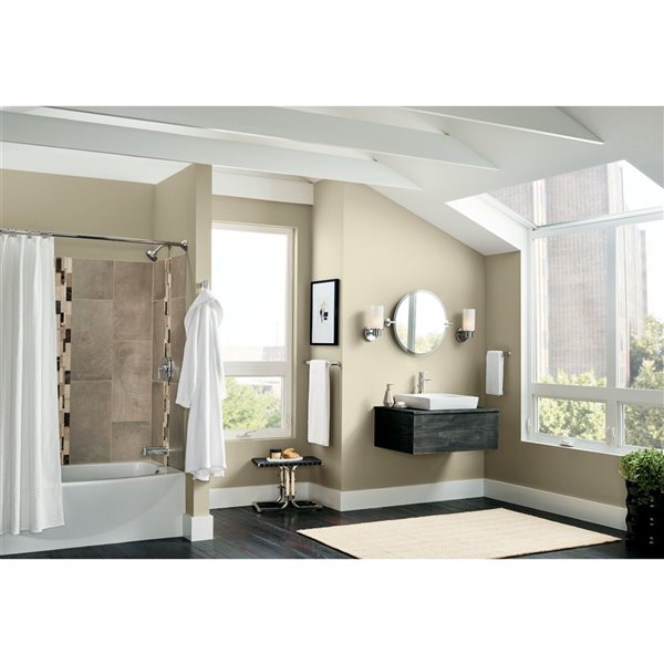 MOEN Curved Adjustable Shower Rod Chrome CSR2160CH RONA