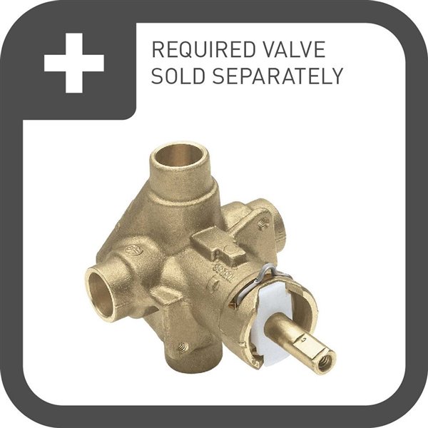 MOEN Weymouth Posi-Temp Valve Trim - Brushed Gold (Valve Sold Separately)