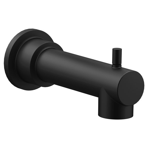 MOEN Diverter Spout 7 1 8 In Matte Black 172656BL RONA   330749798 MainImage 001 L 