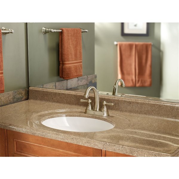 MOEN Kingsley Bathroom Towel Bar 24" Brushed Nickel YB5424BN RONA