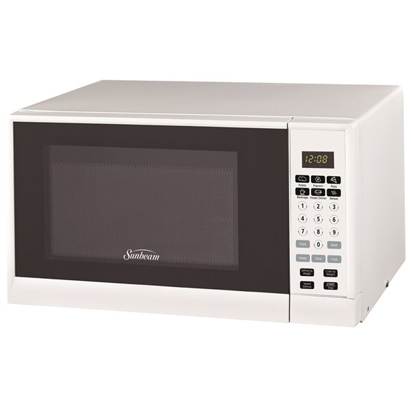 Sunbeam 0.9 cu. Ft. 900 watts Counterop Microwave (White) SGSR901-W | RONA
