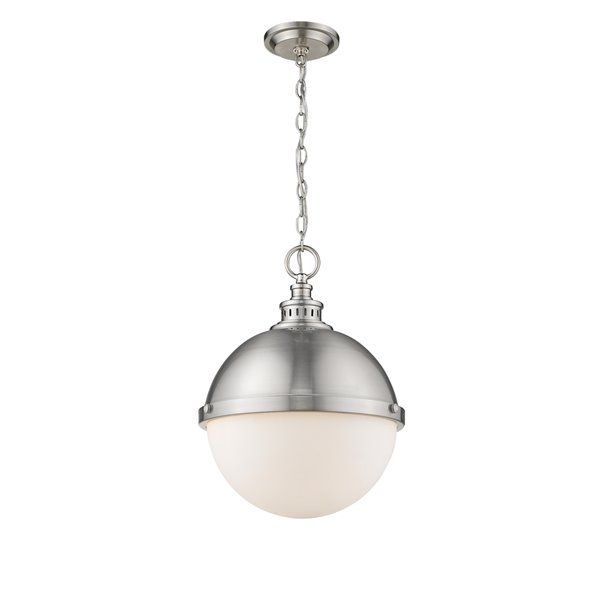 Z-Lite Peyton 2-Light Pendant in Brushed Nickel