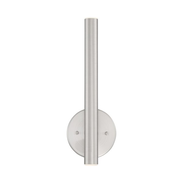 Z-Lite Forest 2-Light Wall Sconce in Brushed Nickel - 4.75-in x 14-in x 3-in