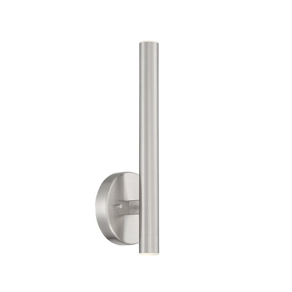 Z-Lite Forest 2-Light Wall Sconce in Brushed Nickel - 4.75-in x 14-in x 3-in