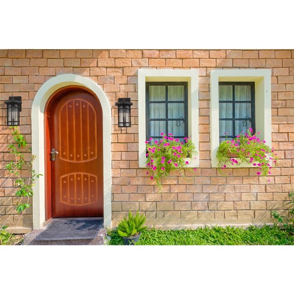 Z-Lite Jordan 1-Light Outdoor Wall Sconce in Oil Rubbed Bronze