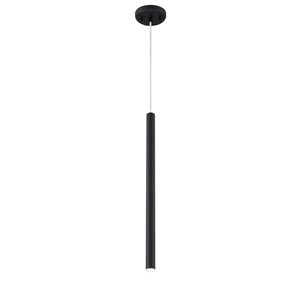 Luminaire suspendu Forest de Z-Lite à 1 ampoule, fini noir mat