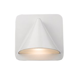 Z-Lite Obelisk LED 1-Light Outdoor Wall Sconce in White