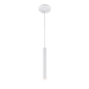 Luminaire suspendu Forest de Z-Lite à 1 ampoule, fini blanc mat