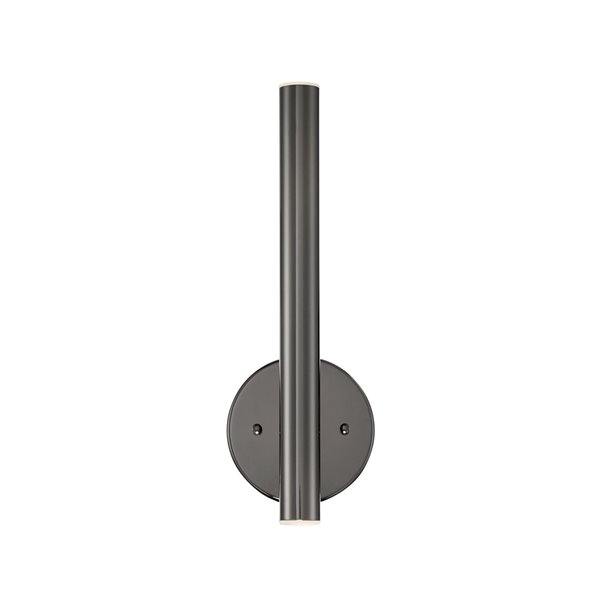 Z-Lite Forest 2-Light Wall Sconce in Pearl Black - 4.75-in x 14-in x 3-in