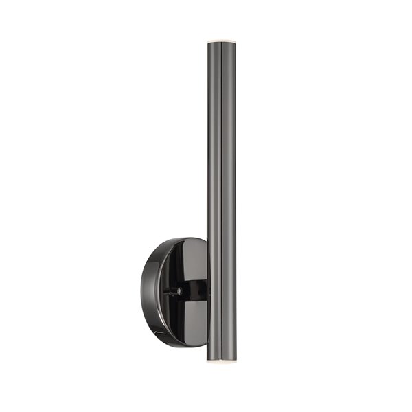 Z-Lite Forest 2-Light Wall Sconce in Pearl Black - 4.75-in x 14-in x 3-in