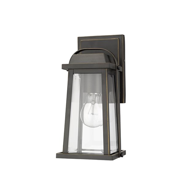 Z-Lite Millworks 1-Light Outdoor Wall Sconce in Oil Rubbed Bronze