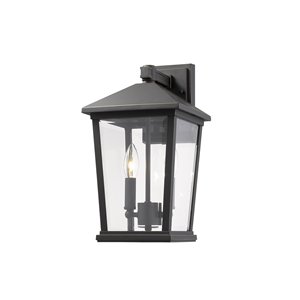 Z-Lite Beacon 2-Light Outdoor Wall Sconce in Oil Rubbed Bronze