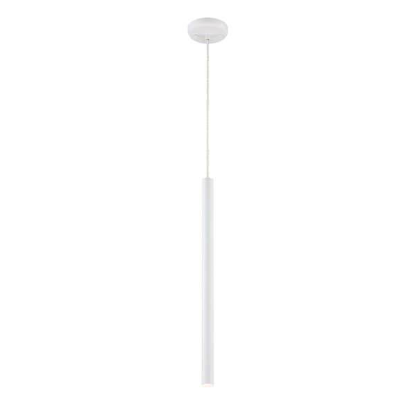 Luminaire suspendu à 1 ampoule Forest de Z-Lite, blanc mat