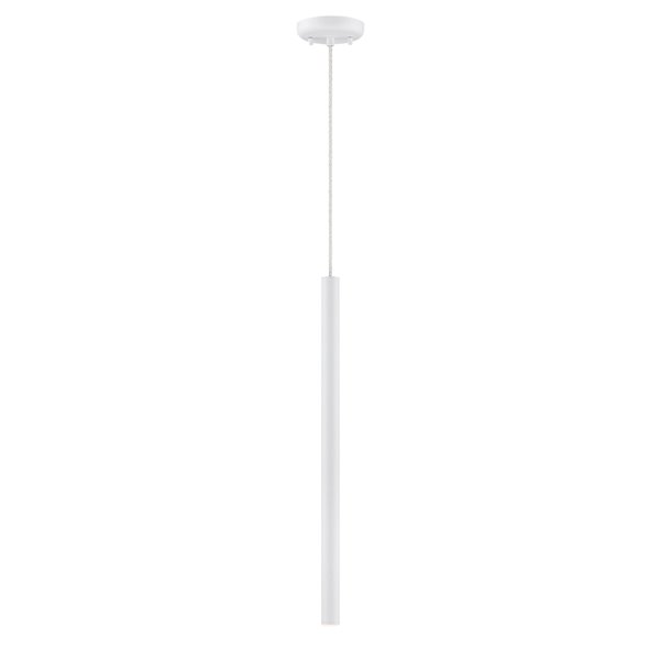 Luminaire suspendu à 1 ampoule Forest de Z-Lite, blanc mat