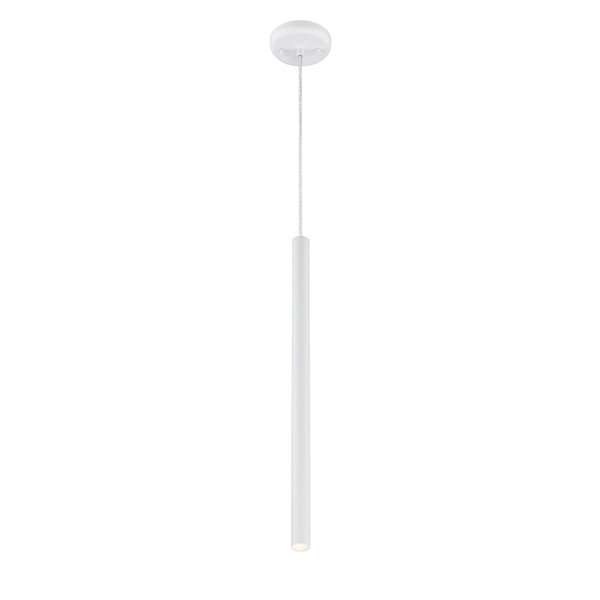 Luminaire suspendu à 1 ampoule Forest de Z-Lite, blanc mat