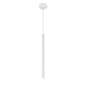 Luminaire suspendu à 1 ampoule Forest de Z-Lite, blanc mat