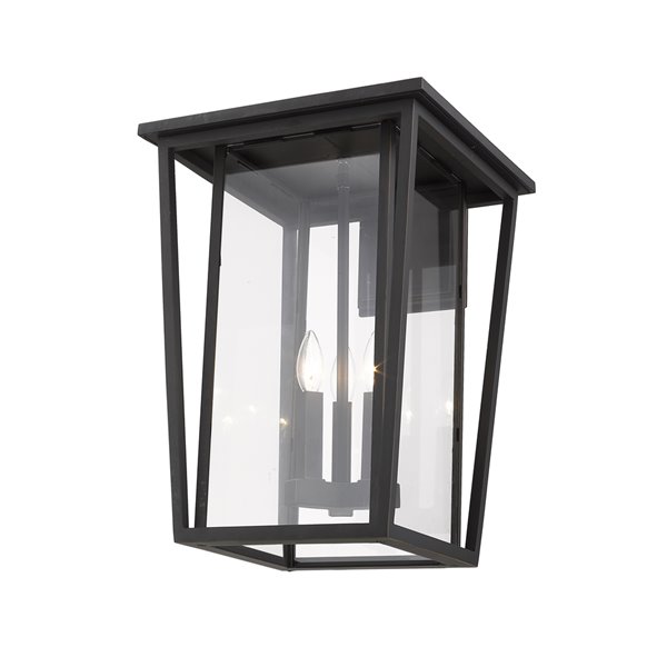 Z-Lite Seoul 1-Light Outdoor Wall Sconce in Oil Rubbed Bronze