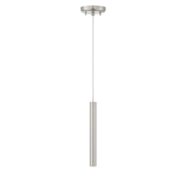 Z-Lite Forest 1-Light Pendant in Brushed Nickel Finish