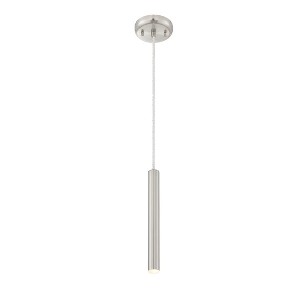 Z-Lite Forest 1-Light Pendant in Brushed Nickel Finish