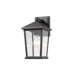 Z-Lite Beacon 1-Light Outdoor Wall Sconce in Black