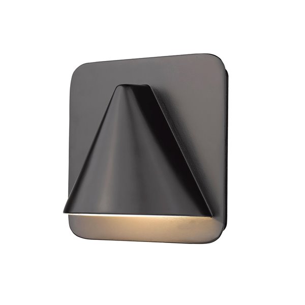 Luminaire mural extérieur Obelisk de Z-Lite 1 ampoule DEL, bronze