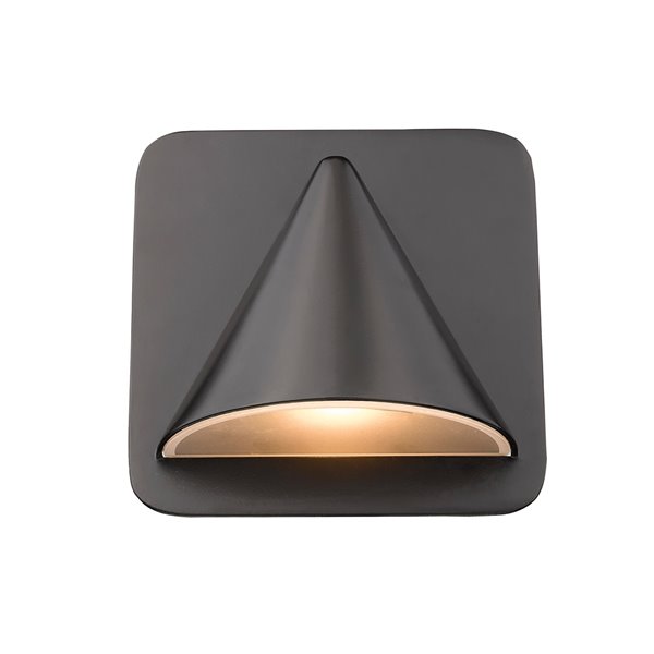 Luminaire mural extérieur Obelisk de Z-Lite 1 ampoule DEL, bronze