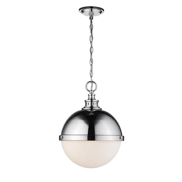 Z-Lite Peyton 2-Light Pendant in Chrome