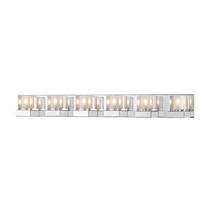 Luminaire de vanité pour salle de bain Fallon de Z-Lite à 6 ampoules, chrome et verre clair