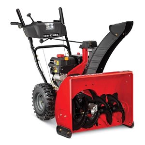 Souffleuse à neige Craftsman à 2 phases 208 cc, 26 po, démarrage électrique