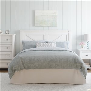 Ameriwood Farmington Headboard - Queen - Ivory Oak