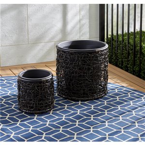 Jardinière intérieur/extérieur Nesting de Cosco, brun