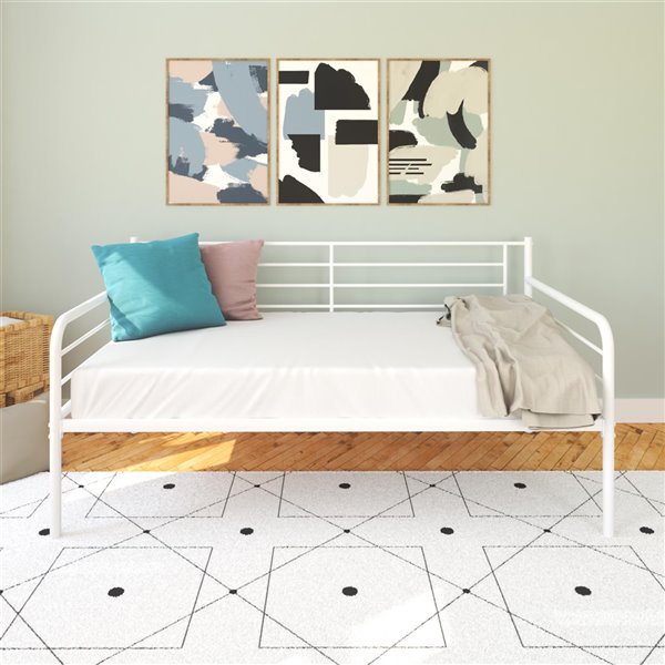 DHP Metal Daybed - White