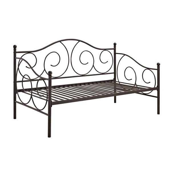 DHP Victoria Metal Daybed - Brown