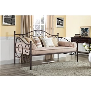 DHP Victoria Metal Daybed - Brown
