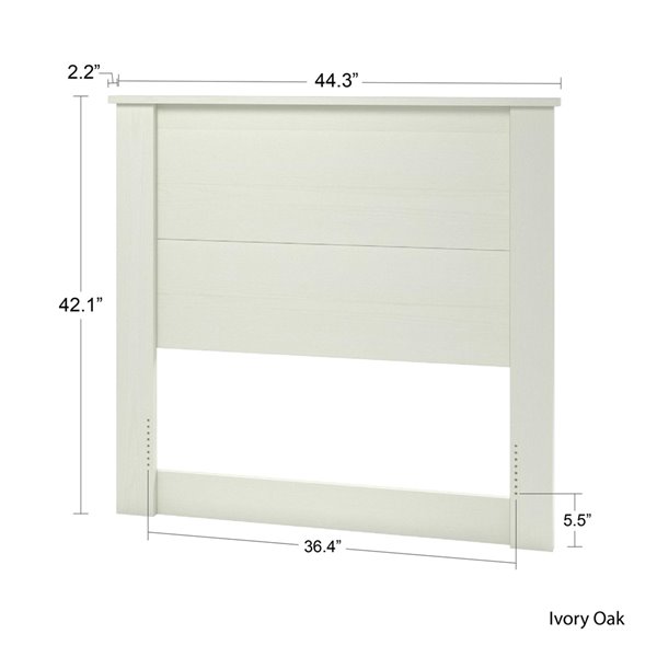 Ameriwood Zoe Headboard - Twin - Ivory Oak